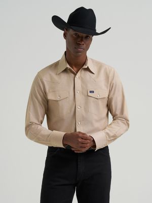 Cowboy Cut®  Long Sleeve Western Snap Chambray Work Shirt