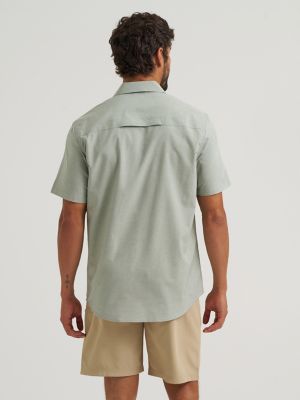 Men's Western Outdoor Shirt in Slate Grey