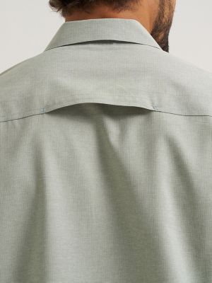 Men's Western Outdoor Shirt in Slate Grey
