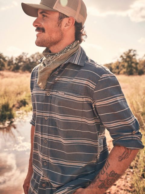 Мужские рубашки Wrangler Men's Outdoor Single Pocket Shirt