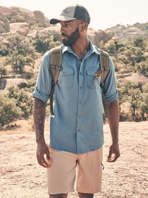 Men's Outdoor Stretch Solid Shirt from Wrangler - $24.99