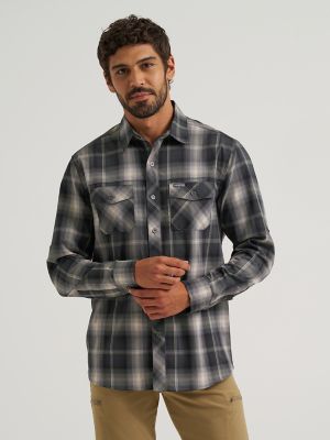 Men's Plaid Outdoor Shirt from Wrangler - $24.99