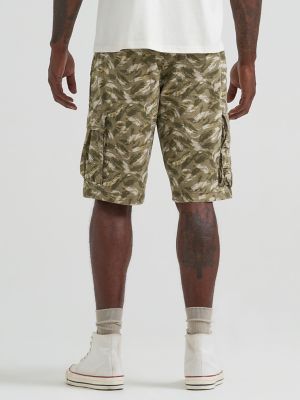 Men's Relaxed Utility Cargo Short in Brushstroke Camo