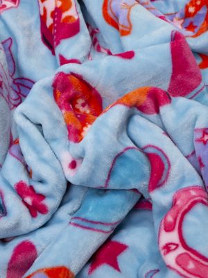 Wrangler Lounge Plush Sherpa Blanket in Turquoise