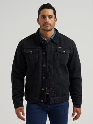 Men's Wrangler Retro&reg; Sherpa Lined Western Denim Jacket