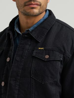 Men's Wrangler Retro&reg; Sherpa Lined Western Denim Jacket
