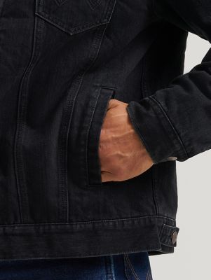 Men's Wrangler Retro&reg; Sherpa Lined Western Denim Jacket