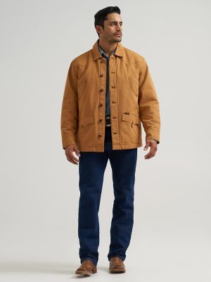 Men's Western Lined Canvas Barn Coat