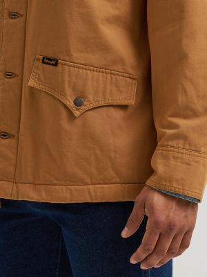 Men's Western Lined Canvas Barn Coat