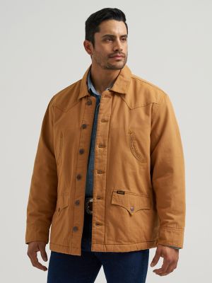 Men's Western Lined Canvas Barn Coat