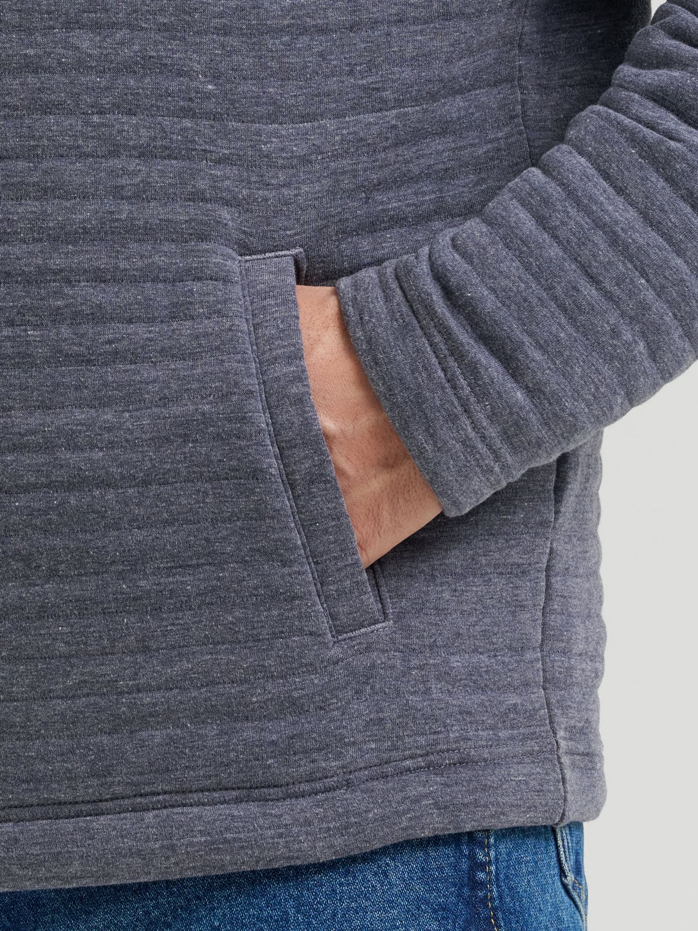 Мужской свитер Wrangler George Strait Quarter-Zip Quilted Pullover, цвет: Pacific — фото 5