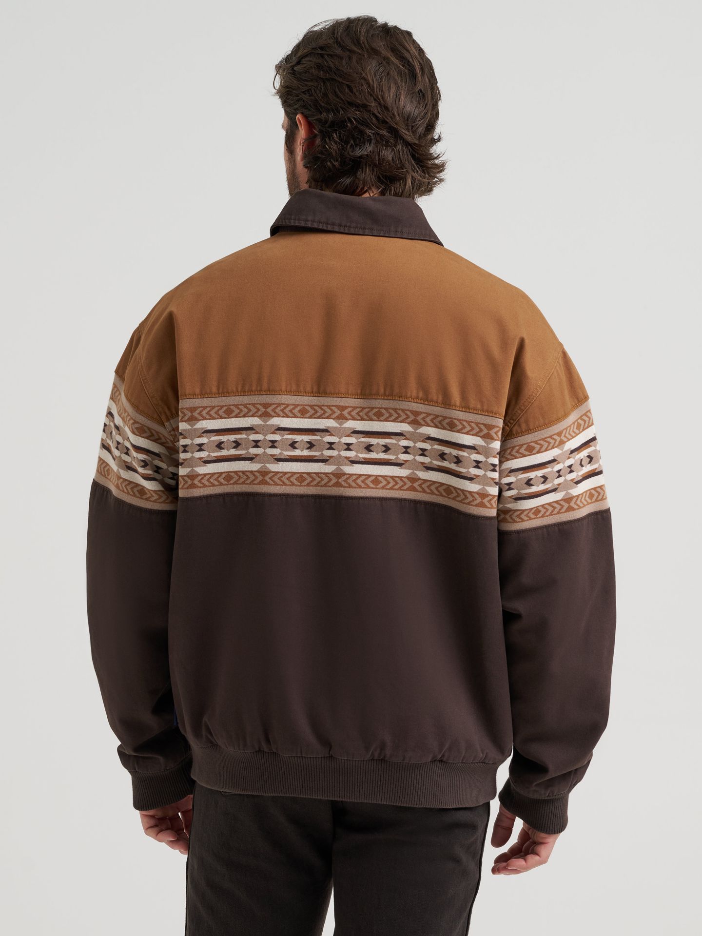 Мужская куртка Wrangler Checotah® Bomber, цвет: Шоколадный — фото 4