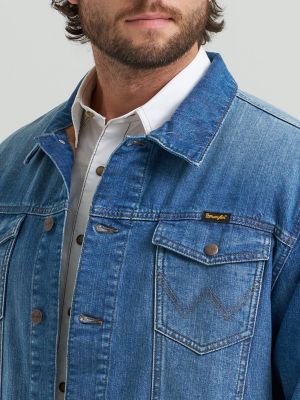 Cowboy Cut Flannel Lined Denim Jacket