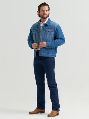 Cowboy Cut Flannel Lined Denim Jacket