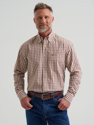Wrangler® George Strait™ Long Sleeve Button Down One Pocket Shirt