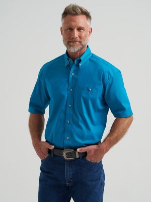 Wrangler® George Strait™ Short Sleeve One Pocket Button Down Shirt