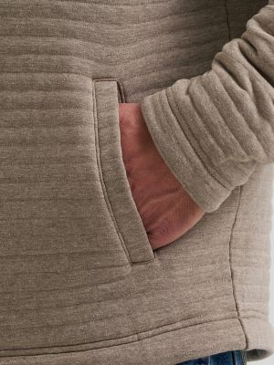 Men's George Strait Quarter-Zip Quilted Pullover