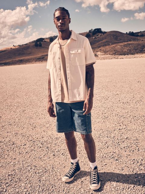 Мужские шорты Wrangler Men's Relaxed Denim Cargo Short