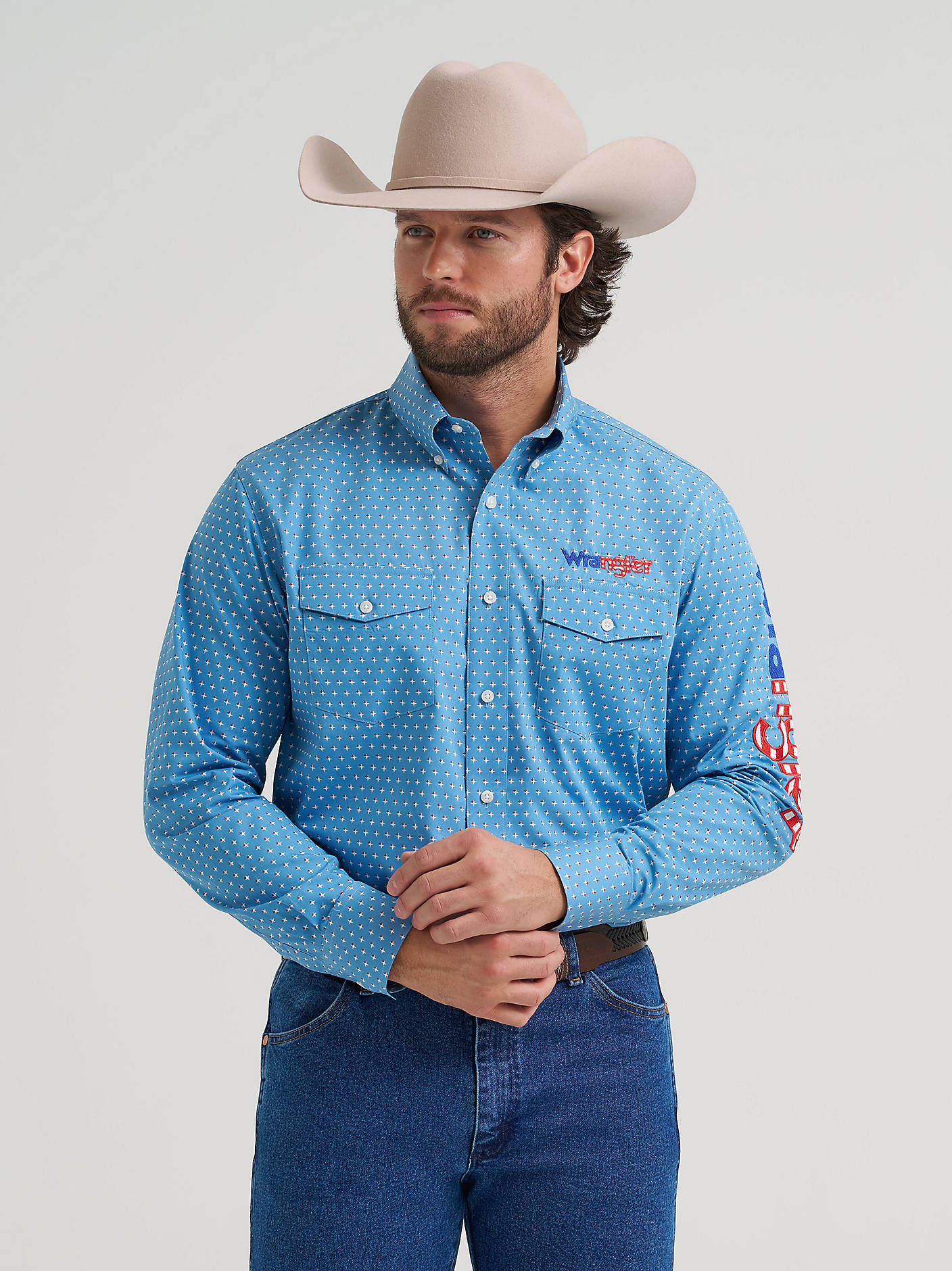country dress shirts Men's Western button shirts Rodeo Clothing Western Cowboy Dress