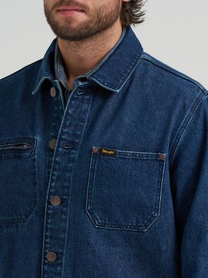 Men's Wrangler Unlined Denim Chore Jacket
