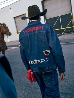 Wrangler x AVIREX AOP Patch Jacket