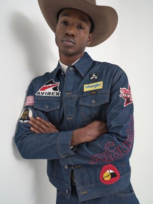 Wrangler x AVIREX AOP Patch Jacket