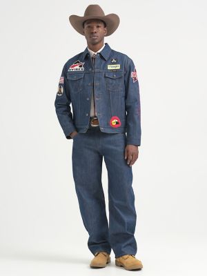 Wrangler x AVIREX AOP Patch Jacket