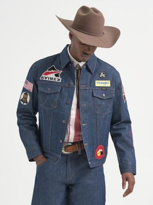 Wrangler x AVIREX AOP Patch Jacket