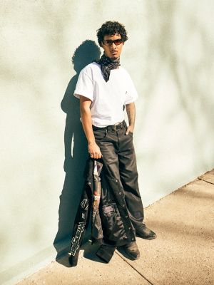Wrangler x AVIREX Coated Barrel Jean