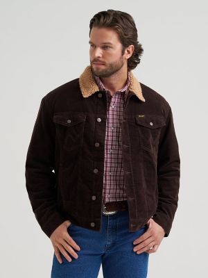 Men's Wrangler&reg; Cowboy Cut&reg; Sherpa Lined Corduroy Jacket