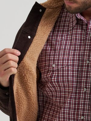 Men's Wrangler&reg; Cowboy Cut&reg; Sherpa Lined Corduroy Jacket