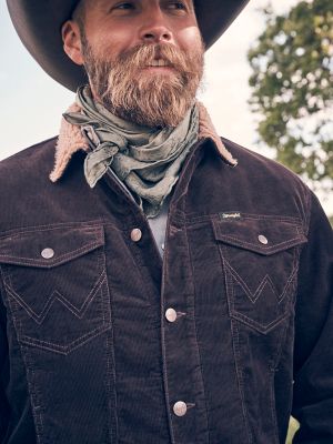 Men's Wrangler&reg; Cowboy Cut&reg; Sherpa Lined Corduroy Jacket