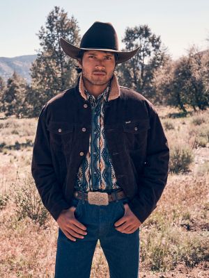 Men's Wrangler&reg; Cowboy Cut&reg; Sherpa Lined Corduroy Jacket