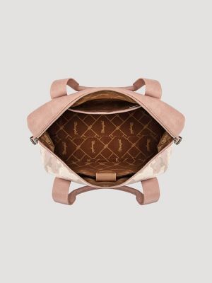 Camo Print Satchel
