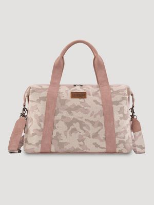 Camo Print Satchel
