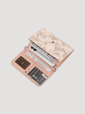 Camo Print Small Cross Body in Pink