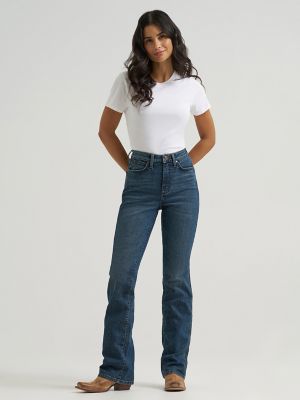 Women's Wrangler Retro&reg; Bailey High Rise Bootcut Jean in Penny