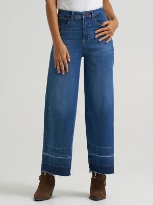 Women's Wrangler BESPOKE Wide Leg Crop Jean in Leanna