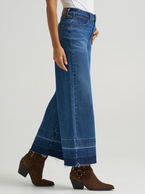 Women's Wrangler BESPOKE Wide Leg Crop Jean in Leanna