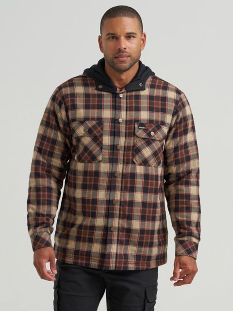 Мужские куртки Wrangler RIGGS Workwear® Hooded Flannel Work Jacket