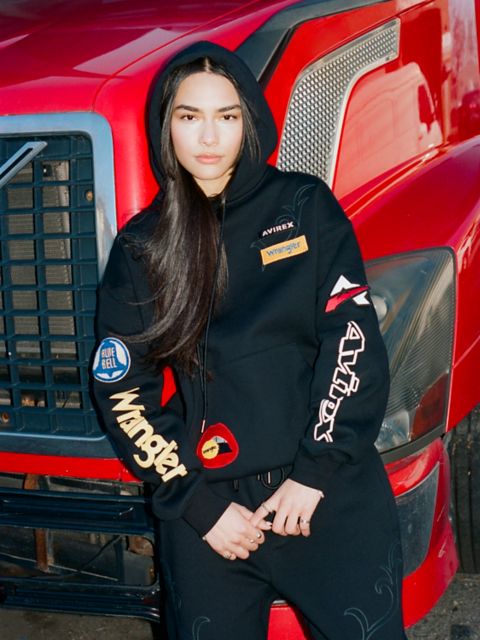 Мужские худи Wrangler x AVIREX
