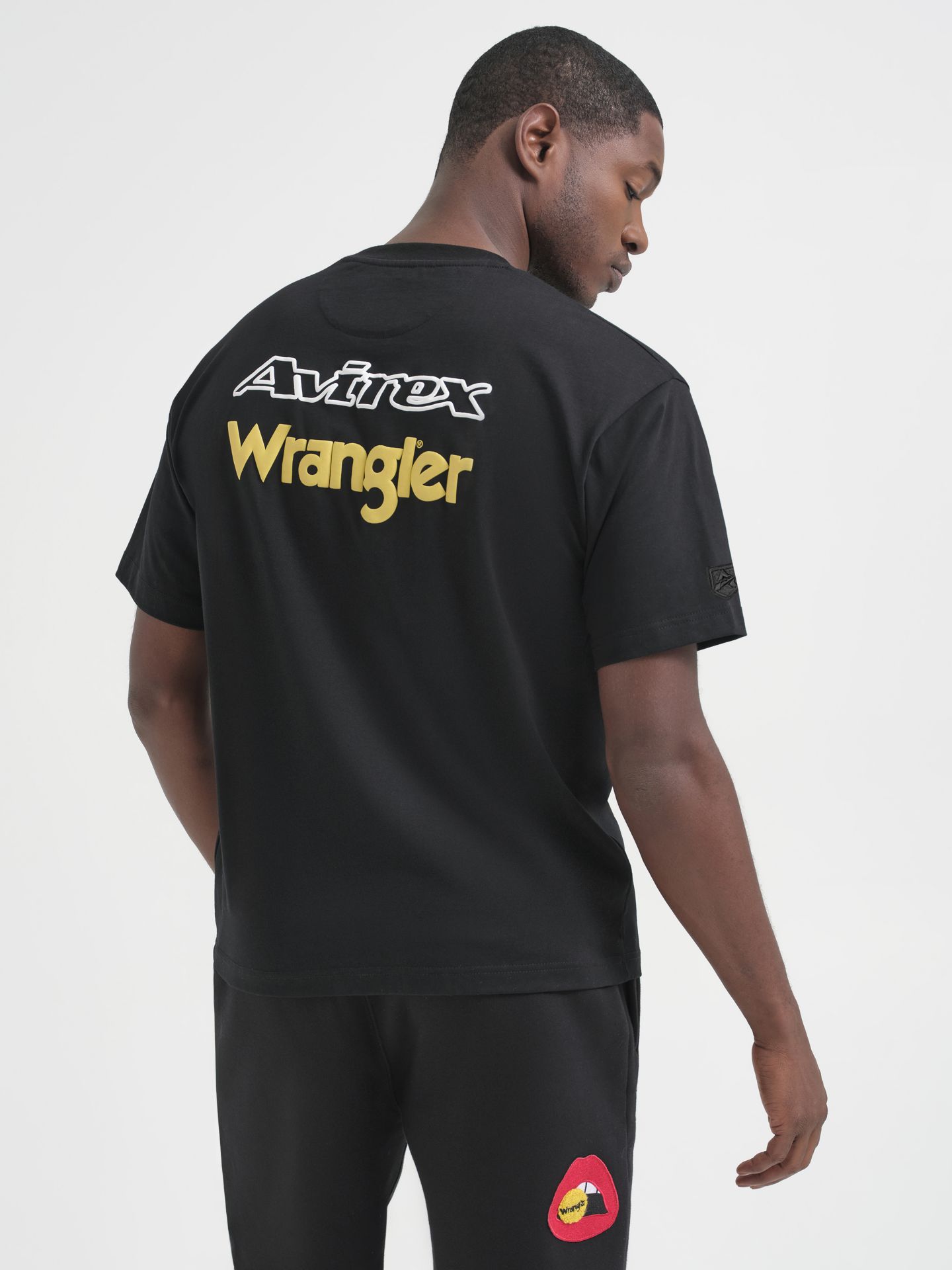 Мужская футболка Wrangler x Avirex, цвет: Чёрный — фото 6