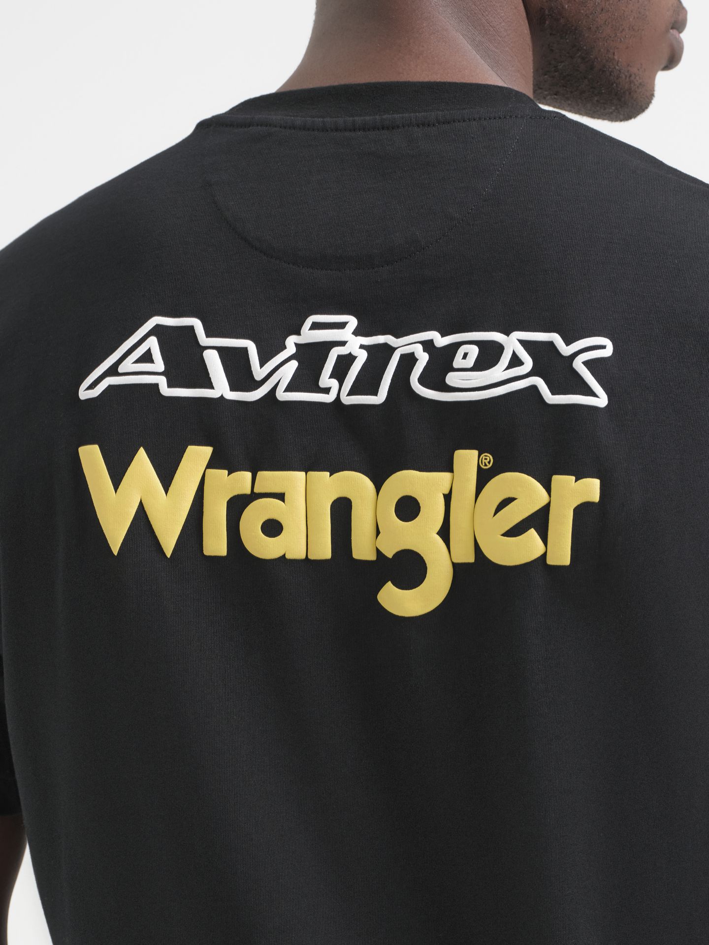 Мужская футболка Wrangler x Avirex, цвет: Чёрный — фото 8