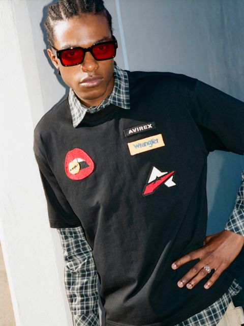 Мужские футболки Wrangler x AVIREX Tee
