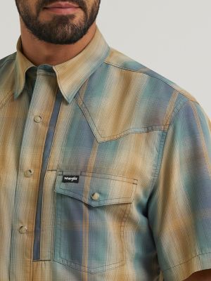 Wrangler All Terrain Gear Men's Performance Plaid Shirt