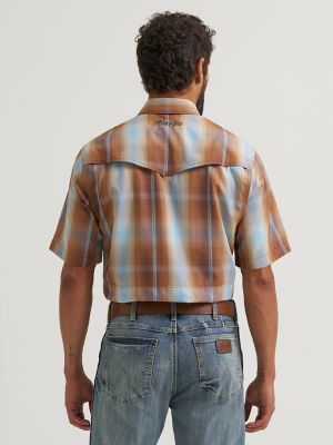 Wrangler All Terrain Gear Men's Performance Plaid Shirt
