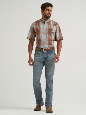 Wrangler All Terrain Gear Men's Performance Plaid Shirt