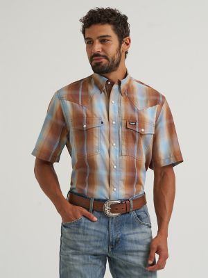 Wrangler All Terrain Gear Men's Performance Plaid Shirt