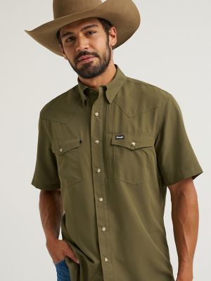 Wrangler All Terrain Gear Men's Performance Solid Shirt