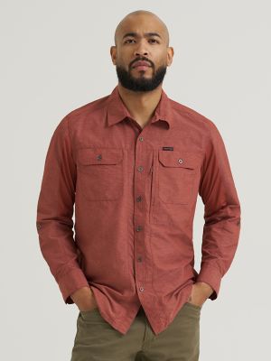 Wrangler ATG&trade; Men's Mixed Material Shirt